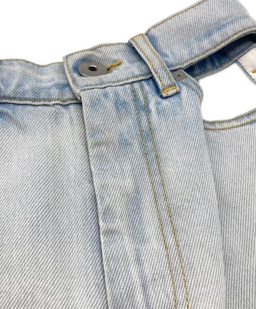 Maison Margiela（メゾンマルジェラ）Maison Margiela (メゾンマルジェラ) カットアウト 5ポケット ストーンウォッシュデニム ブルー サイズ:36の古着・服飾アイテム