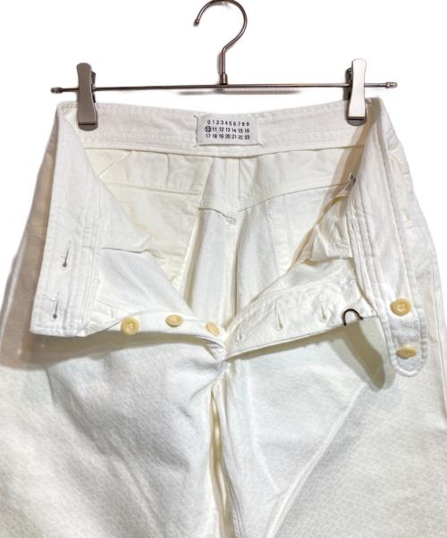 MARTIN MARGIELA（マルタン・マルジェラ）MARTIN MARGIELA (マルタン・マルジェラ) ストレートパンツ ホワイト サイズ:44の古着・服飾アイテム