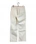 MARTIN MARGIELA (マルタン・マルジェラ) ストレートパンツ ホワイト サイズ:44：15000円