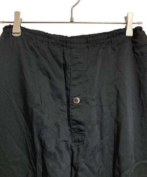 Yohji Yamamoto pour homme（ヨウジヤマモト プールオム）Yohji Yamamoto pour homme (ヨウジヤマモト プールオム) レーヨンストレートパンツ ブラック サイズ:Lの古着・服飾アイテム