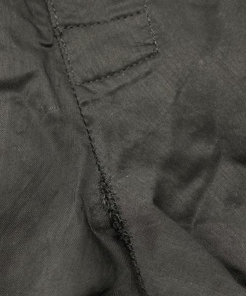 Yohji Yamamoto pour homme（ヨウジヤマモト プールオム）Yohji Yamamoto pour homme (ヨウジヤマモト プールオム) レーヨンストレートパンツ ブラック サイズ:Lの古着・服飾アイテム