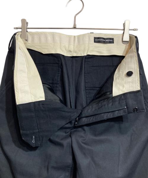 ALEXANDER McQUEEN（アレキサンダーマックイーン）ALEXANDER McQUEEN (アレキサンダーマックイーン) センタージップパンツ ブラック サイズ:44の古着・服飾アイテム