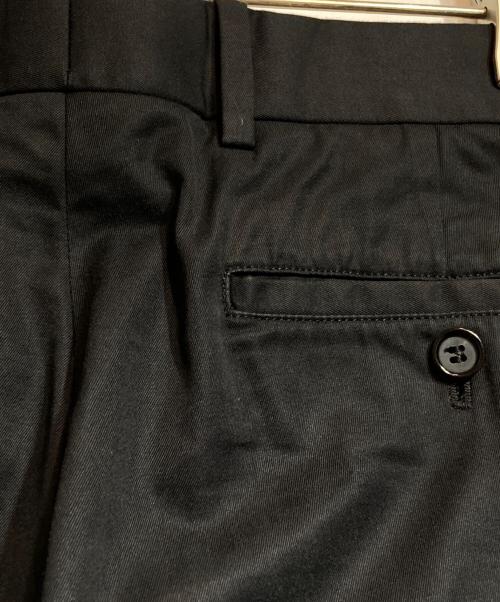 ALEXANDER McQUEEN（アレキサンダーマックイーン）ALEXANDER McQUEEN (アレキサンダーマックイーン) センタージップパンツ ブラック サイズ:44の古着・服飾アイテム