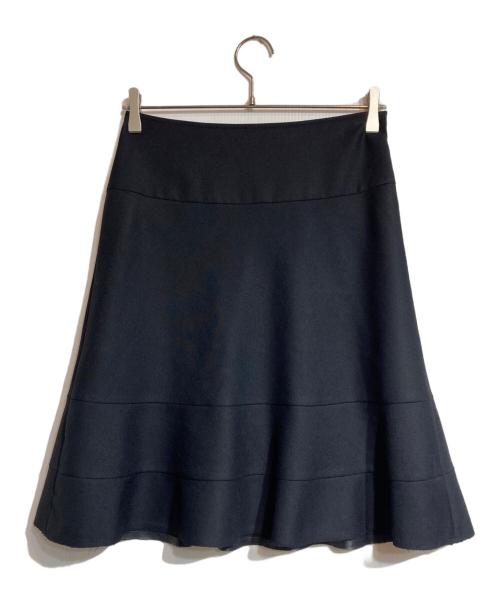 JUNYA WATANABE COMME des GARCONS（(ジュンヤワタナベ コムデギャルソン）JUNYA WATANABE COMME des GARCONS ((ジュンヤワタナベ コムデギャルソン) ウールフレアスカート ブラック サイズ:Sの古着・服飾アイテム