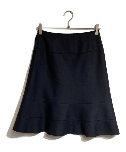 JUNYA WATANABE COMME des GARCONS（(ジュンヤワタナベ コムデギャルソン）JUNYA WATANABE COMME des GARCONS ((ジュンヤワタナベ コムデギャルソン) ウールフレアスカート ブラック サイズ:Sの古着・服飾アイテム