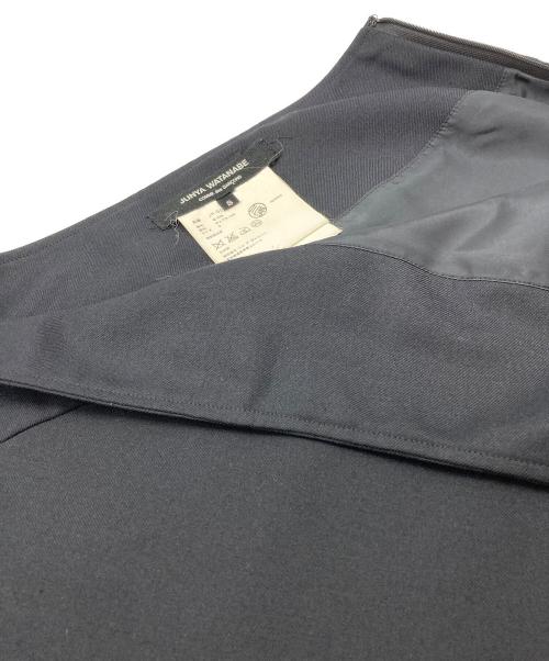 JUNYA WATANABE COMME des GARCONS（(ジュンヤワタナベ コムデギャルソン）JUNYA WATANABE COMME des GARCONS ((ジュンヤワタナベ コムデギャルソン) ウールフレアスカート ブラック サイズ:Sの古着・服飾アイテム