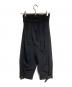 COMME des GARCONS (コムデギャルソン) 裾ベルトデザインパンツ ブラック サイズ:S：14000円