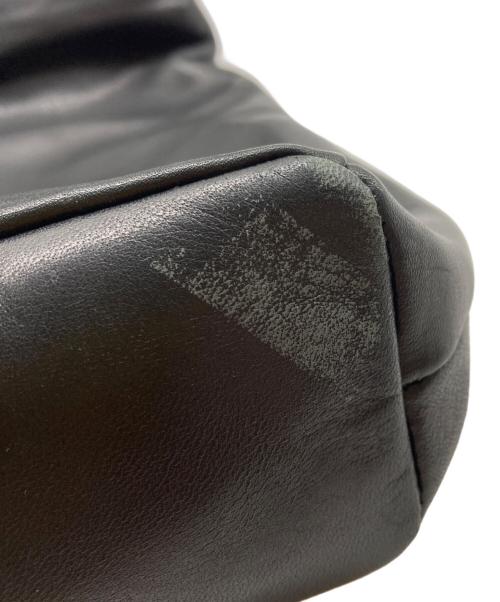 HELMUT LANG（ヘルムートラング）HELMUT LANG (ヘルムートラング) レザートートバッグ ブラックの古着・服飾アイテム