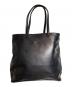 HELMUT LANG (ヘルムートラング) レザートートバッグ ブラック：10000円