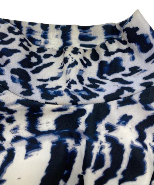 JOHN LAWRENCE SULLIVAN（ジョン ローレンス サリバン）JOHN LAWRENCE SULLIVAN (ジョン ローレンス サリバン) Leopard print cut-off dress ブルー サイズ:Sの古着・服飾アイテム