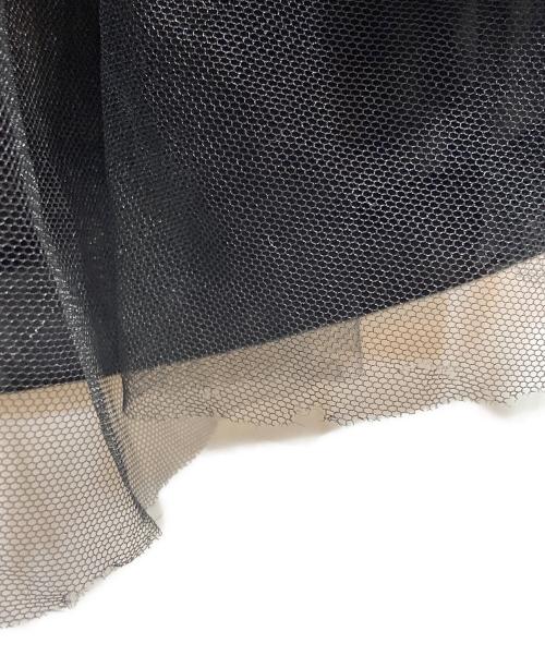 noir kei ninomiya（ノワール ケイ ニノミヤ）noir kei ninomiya (ノワール ケイ ニノミヤ) チュールボリュームスカート ブラック サイズ:Mの古着・服飾アイテム