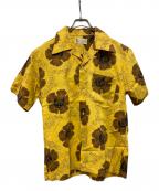 TOWN CRAFTタウンクラフト）の古着「ヴィンテージアロハシャツ」｜イエロー