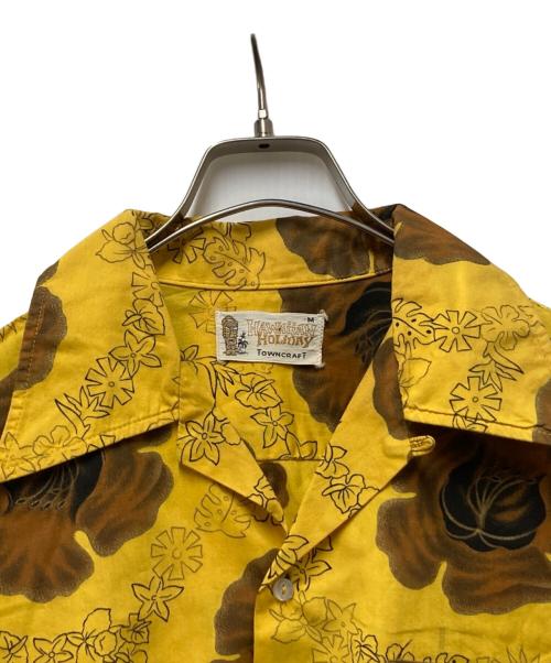 TOWN CRAFT（タウンクラフト）TOWN CRAFT (タウンクラフト) ヴィンテージアロハシャツ イエロー サイズ:Mの古着・服飾アイテム