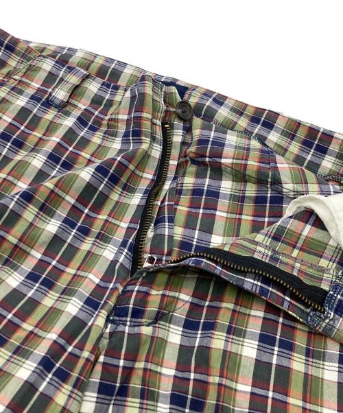 stussy（ステューシー）stussy (ステューシー) ハーフパンツ ブルー×レッド サイズ:	SIZE 32の古着・服飾アイテム