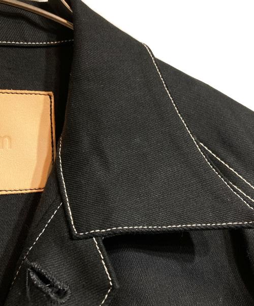 sulvam（サルバム）sulvam (サルバム) オーバーサイズロゴステッチジャケット ブラック サイズ:Mの古着・服飾アイテム