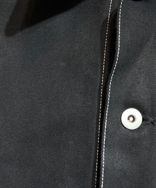 sulvam（サルバム）sulvam (サルバム) オーバーサイズロゴステッチジャケット ブラック サイズ:Mの古着・服飾アイテム