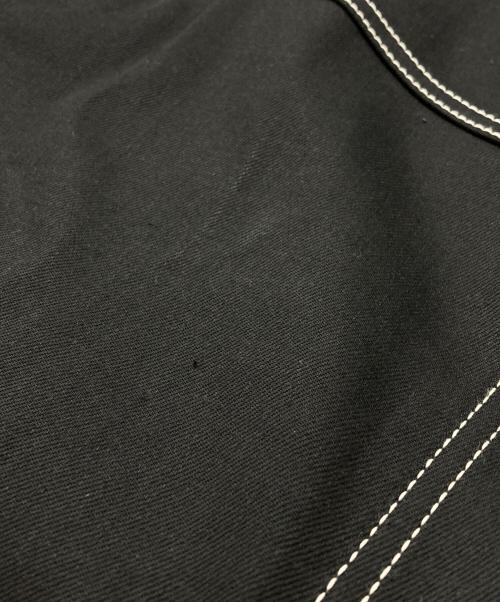 sulvam（サルバム）sulvam (サルバム) オーバーサイズロゴステッチジャケット ブラック サイズ:Mの古着・服飾アイテム