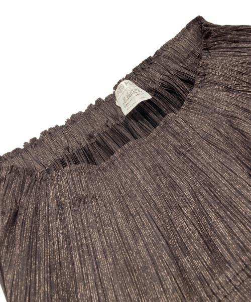 PLEATS PLEASE（プリーツプリーズ）PLEATS PLEASE (プリーツプリーズ) プリーツスカート ブラウン サイズ:3の古着・服飾アイテム
