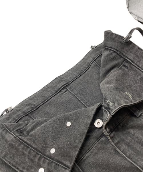 PRANK PROJECT（プランクプロジェクト）PRANK PROJECT (プランクプロジェクト) 2Way Front Button Denim One Piece グレー サイズ:38の古着・服飾アイテム