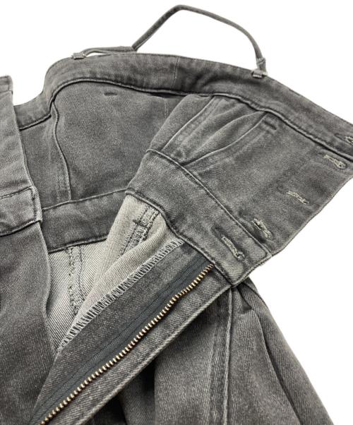 PRANK PROJECT（プランクプロジェクト）PRANK PROJECT (プランクプロジェクト) 2Way Front Button Denim One Piece グレー サイズ:38の古着・服飾アイテム