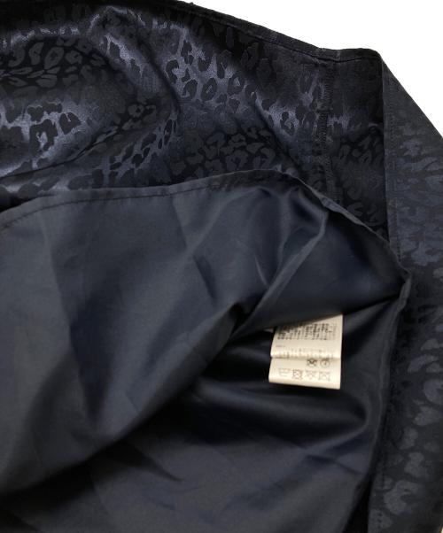 VICEVERSA（ヴァイスヴァーサ）VICEVERSA (ヴァイスヴァーサ) サテンジャカードワンピース ネイビー サイズ:38の古着・服飾アイテム