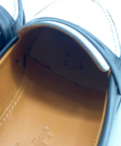 Jalan Sriwijaya（ジャランスリウァヤ）Jalan Sriwijaya (ジャランスリウァヤ) ローファー ホワイト×ブラック サイズ:４・１/２の古着・服飾アイテム