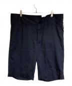MARNIマルニ）の古着「トロピカルウールオーバーショーツ」｜ネイビー