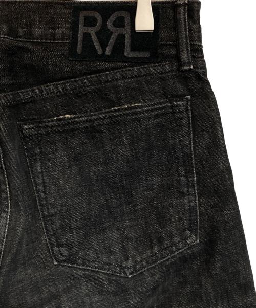 RRL（ダブルアールエル）RRL (ダブルアールエル) スリムナローセルビッジデニムパンツ ブラック サイズ:31の古着・服飾アイテム