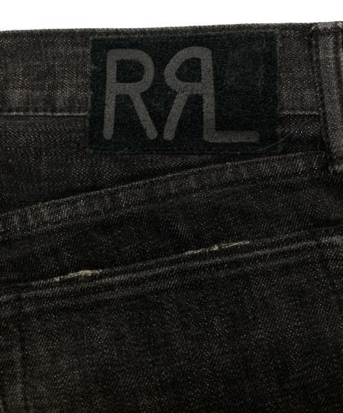 RRL（ダブルアールエル）RRL (ダブルアールエル) スリムナローセルビッジデニムパンツ ブラック サイズ:31の古着・服飾アイテム