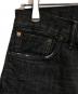 中古・古着 RRL (ダブルアールエル) スリムナローセルビッジデニムパンツ ブラック サイズ:31：8000円