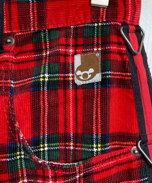 stuka（ストゥーカ）stuka (ストゥーカ) コーデュロイチェックパンツ レッド サイズ:32の古着・服飾アイテム