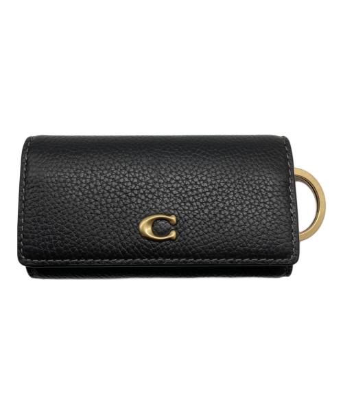 COACH（コーチ）COACH (コーチ) エッセンシャル6リングキーケース ブラックの古着・服飾アイテム