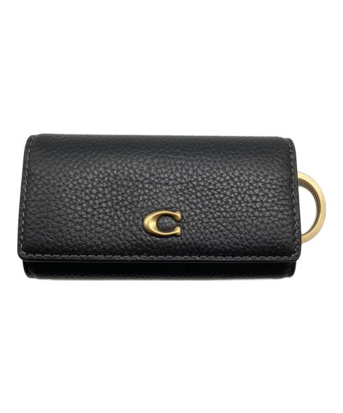 COACH（コーチ）COACH (コーチ) エッセンシャル6リングキーケース ブラックの古着・服飾アイテム