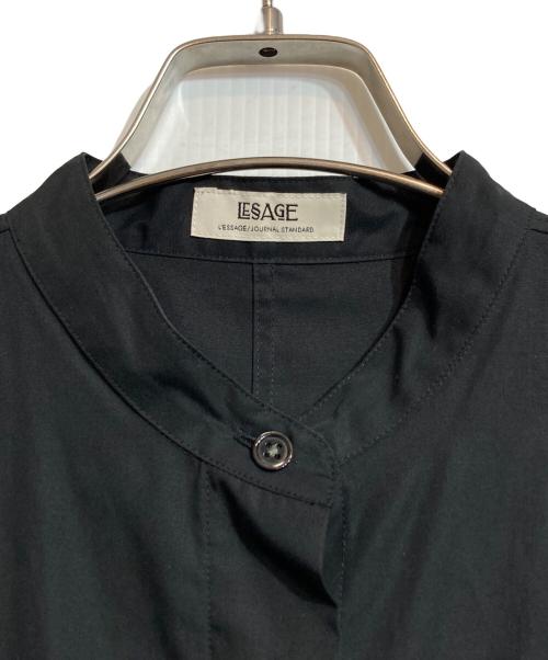 journal standard L'essage（ジャーナルスタンダード レサージュ）journal standard L'essage (ジャーナルスタンダード レサージュ) 1/60ブロードドルマンシャツ ブラック サイズ:なしの古着・服飾アイテム