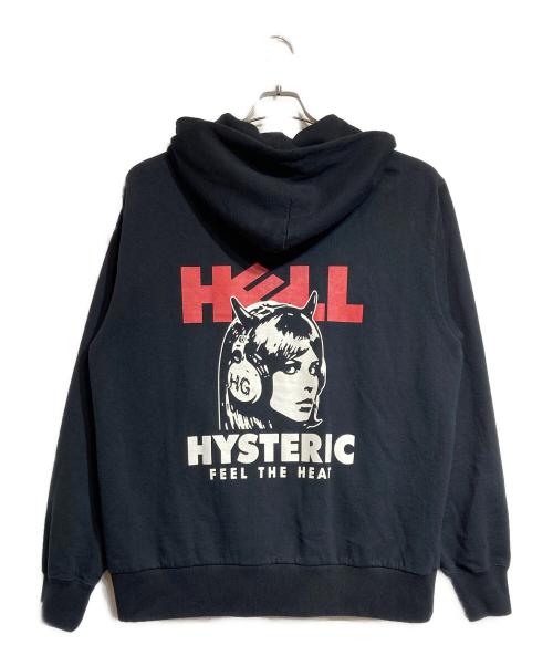 Hysteric Glamour（ヒステリックグラマー）Hysteric Glamour (ヒステリックグラマー) HELL GIRLパーカー ブラック サイズ:XLの古着・服飾アイテム