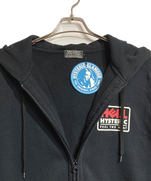 Hysteric Glamour（ヒステリックグラマー）Hysteric Glamour (ヒステリックグラマー) HELL GIRLパーカー ブラック サイズ:XLの古着・服飾アイテム