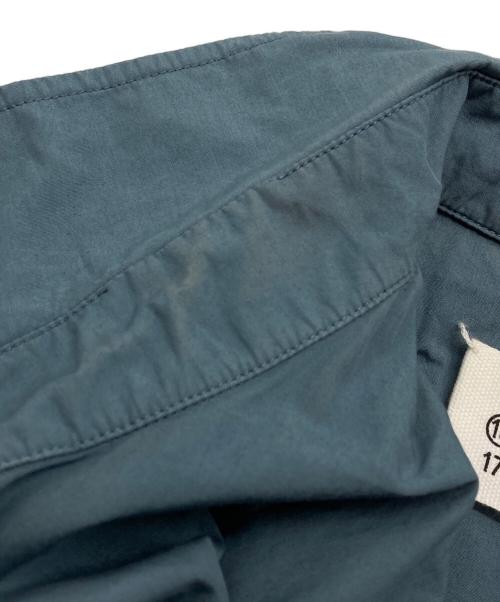 Maison Margiela（メゾンマルジェラ）Maison Margiela (メゾンマルジェラ) カットオフノースリーブシャツ ブルー サイズ:39の古着・服飾アイテム