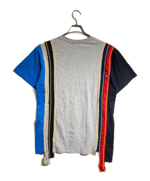 Rebuild by Needles（リビルドバイニードルス）Rebuild by Needles (リビルドバイニードルス) ユニオンTシャツ グレー サイズ:Mの古着・服飾アイテム