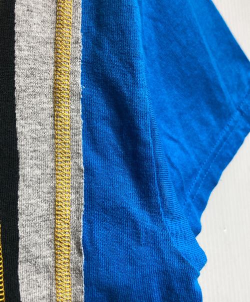 Rebuild by Needles（リビルドバイニードルス）Rebuild by Needles (リビルドバイニードルス) ユニオンTシャツ グレー サイズ:Mの古着・服飾アイテム