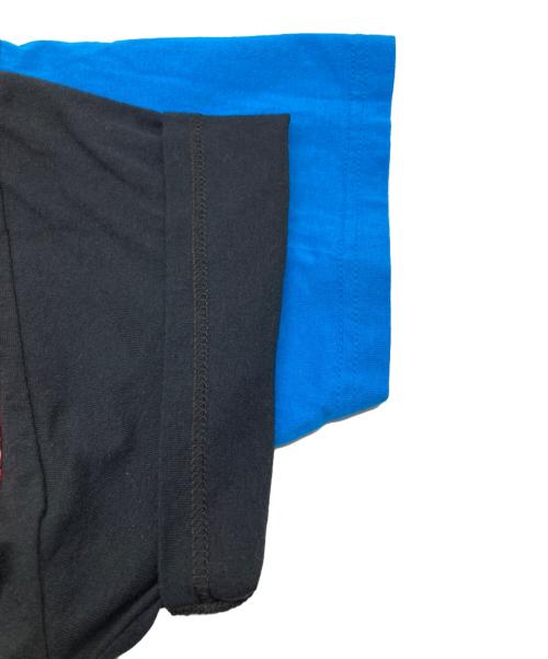 Rebuild by Needles（リビルドバイニードルス）Rebuild by Needles (リビルドバイニードルス) ユニオンTシャツ グレー サイズ:Mの古着・服飾アイテム