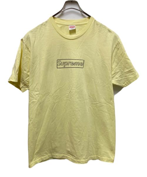 SUPREME（シュプリーム）SUPREME (シュプリーム) KAWS (カウズ) Chalk Logo Tee イエロー サイズ:Mの古着・服飾アイテム