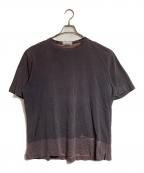 STONE ISLANDストーンアイランド）の古着「ガーメントダイカットソー」｜ブラウン