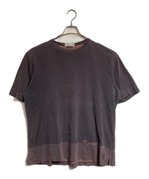 STONE ISLAND（ストーンアイランド）STONE ISLAND (ストーンアイランド) ガーメントダイカットソー ブラウン サイズ:XLの古着・服飾アイテム
