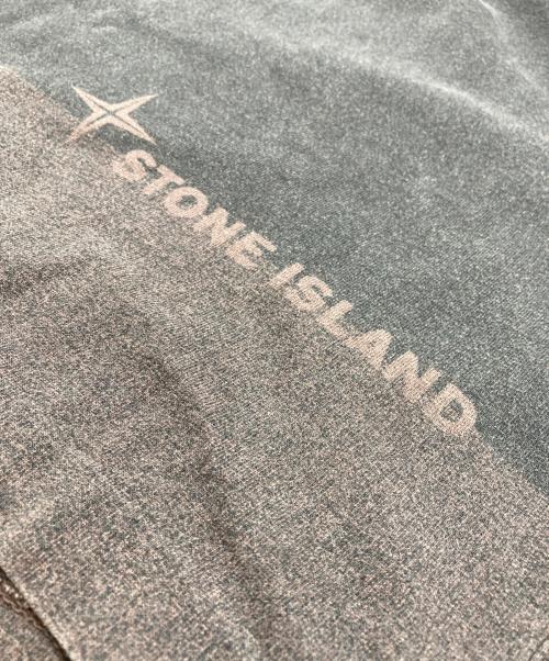 STONE ISLAND（ストーンアイランド）STONE ISLAND (ストーンアイランド) ガーメントダイカットソー ブラウン サイズ:XLの古着・服飾アイテム