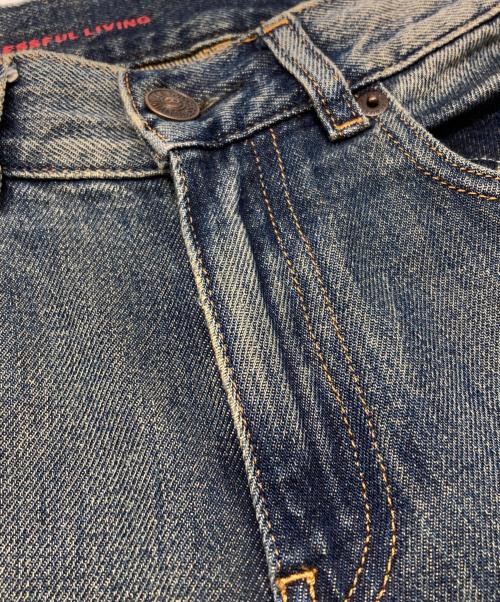 DIESEL（ディーゼル）DIESEL (ディーゼル) バギーデニムパンツ インディゴ サイズ:W25の古着・服飾アイテム