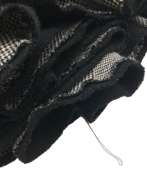 tricot COMME des GARCONS（トリココムデギャルソン）tricot COMME des GARCONS (トリココムデギャルソン) グレンチェックヘムフレアスカート グレー サイズ:Mの古着・服飾アイテム