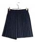CHARLES JEFFREY LOVERBOY (チャールズ ジェフリー ラバーボーイ) プリーツラップミニスカート ネイビー サイズ:XS：21000円