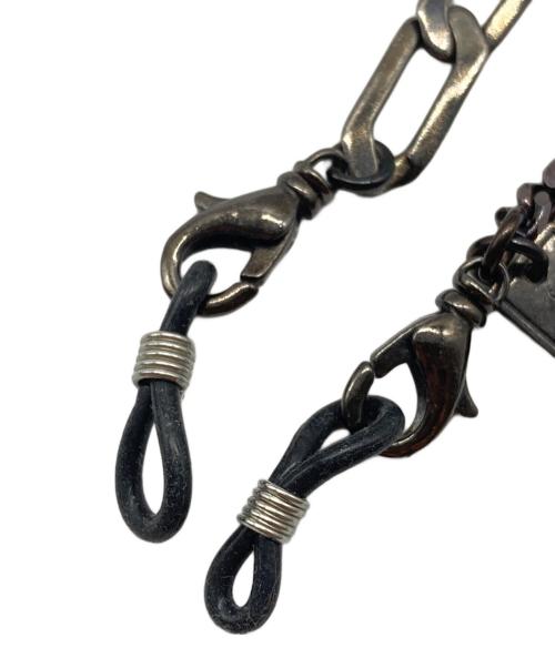 JOHN LAWRENCE SULLIVAN（ジョン ローレンス サリバン）JOHN LAWRENCE SULLIVAN (ジョン ローレンス サリバン) グラスコードネックレス ブラックの古着・服飾アイテム