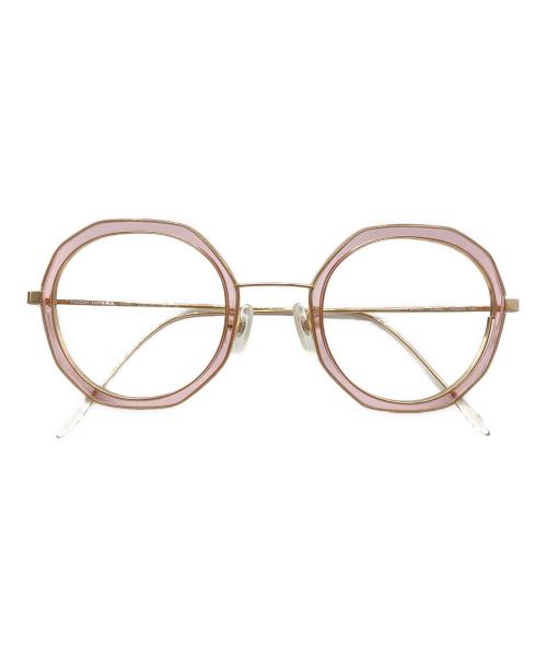 YUICHI TOYAMA（ユウイチトヤマ）YUICHI TOYAMA (ユウイチトヤマ) アイウェア ゴールド サイズ:49-24-145の古着・服飾アイテム