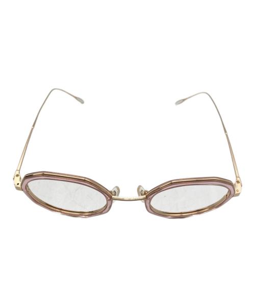 YUICHI TOYAMA（ユウイチトヤマ）YUICHI TOYAMA (ユウイチトヤマ) アイウェア ゴールド サイズ:49-24-145の古着・服飾アイテム